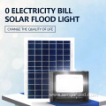 led solar flood light fixture double led chip